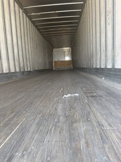 Empty van, swept out and ready to load